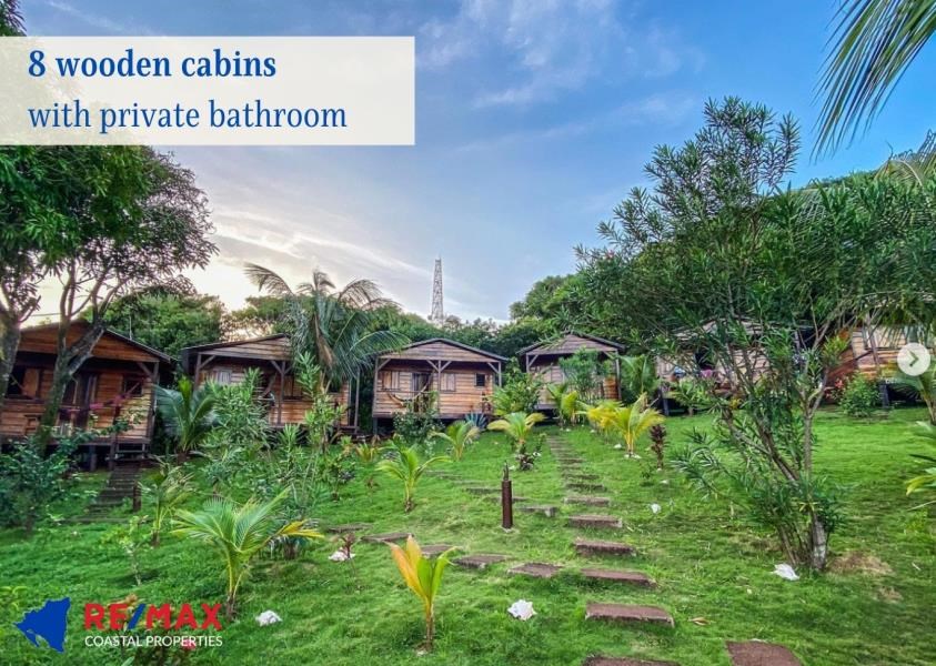 RE/MAX real estate, Nicaragua, Agua Clara, The Lighthouse Hotel for sale in Little Corn Island Nicaragua - Charming Wooden Cabin Lodge + Separate House