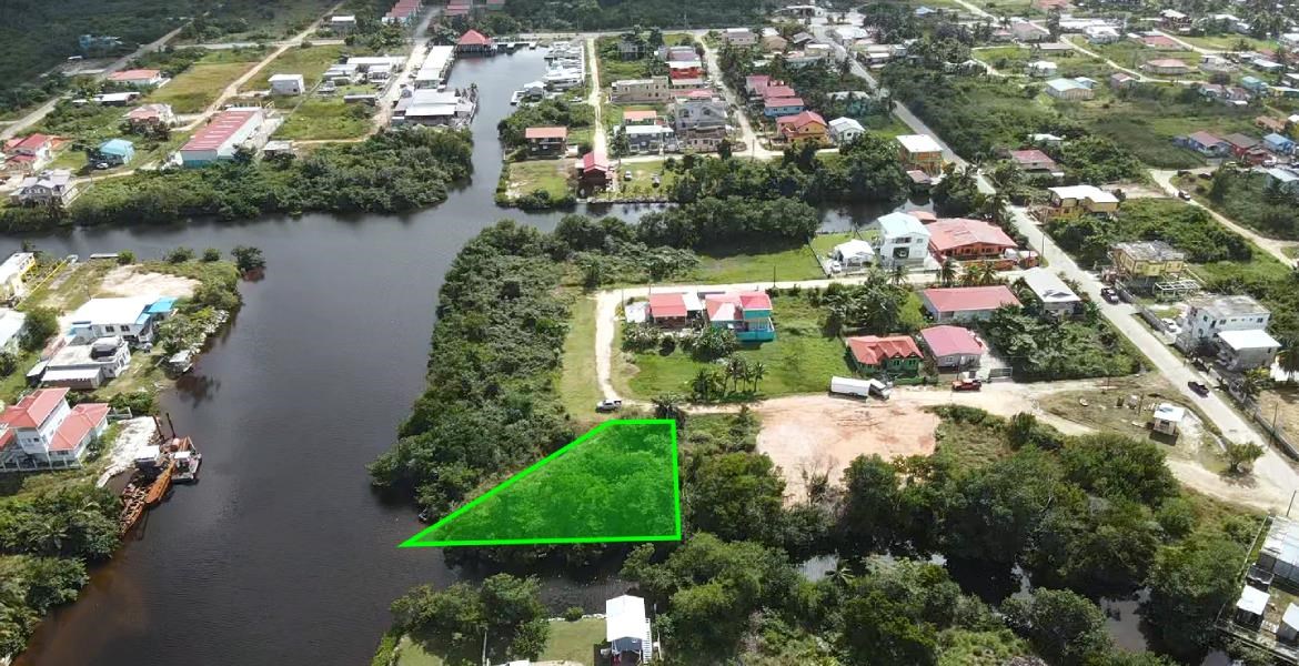 Remax real estate, Belize, Ladyville, Waterfront Lot in Upscale Community