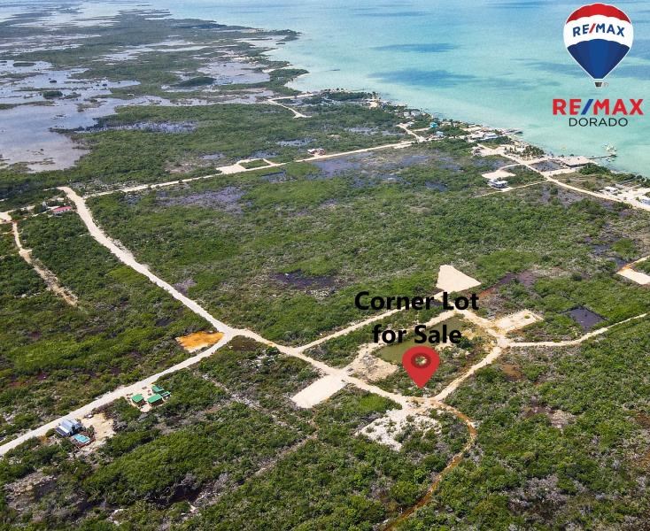 RE/MAX real estate, Belize, Ambergris Caye, Corner Lot near Secret Beach, San Pedro Ambergris Caye, Belize