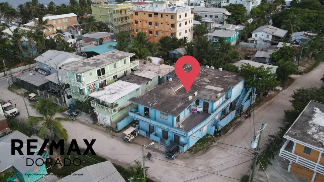 RE/MAX real estate, Belize, Ambergris Caye, Lot with apartment Complex for sale
