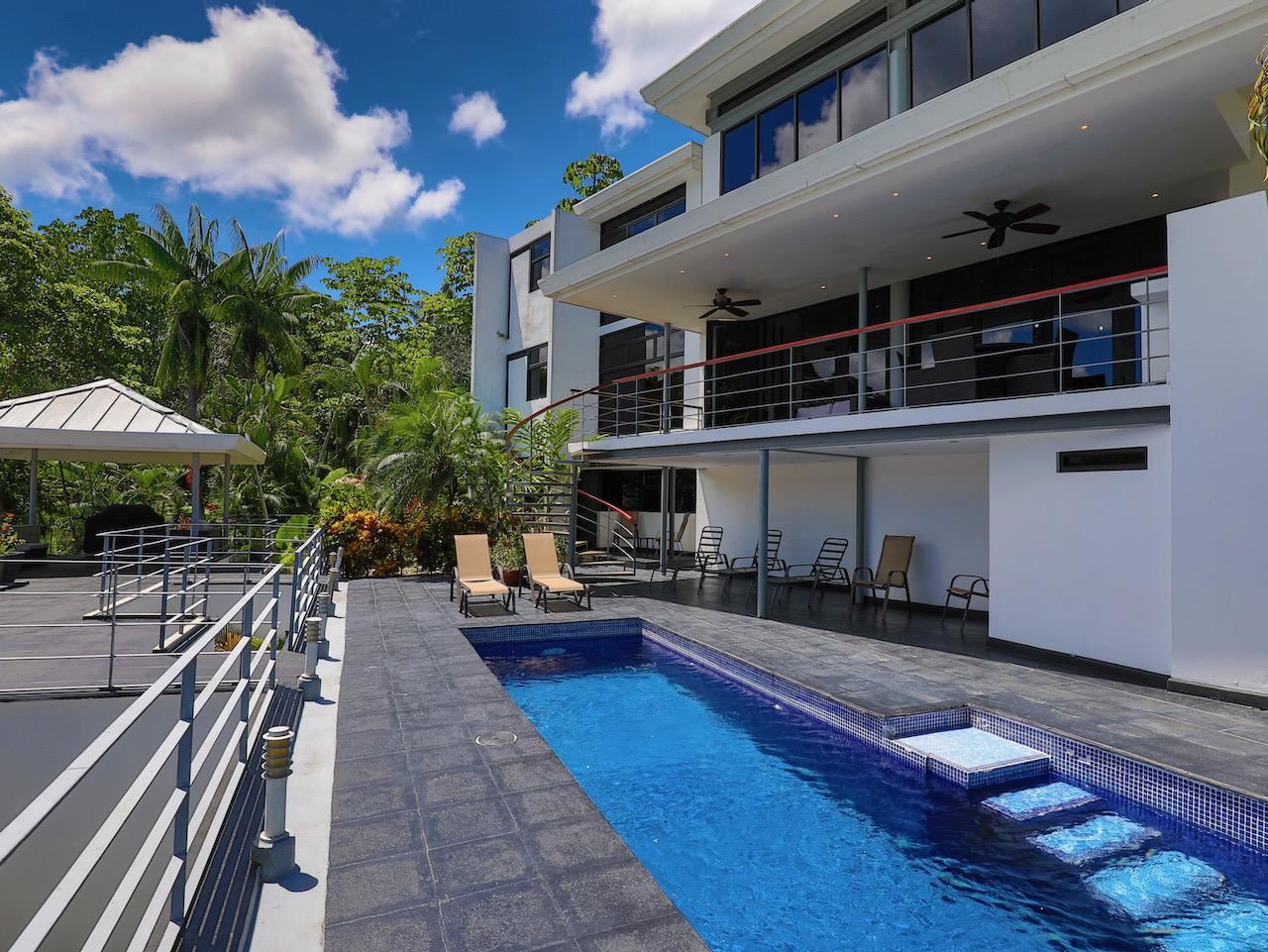RE/MAX real estate, Costa Rica, Quepos, Contemporary Home Plus Adjacent Lot With Caretaker’s House For Sale In Manuel Antonio